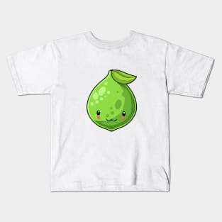 Kawaii lime fruit Kids T-Shirt